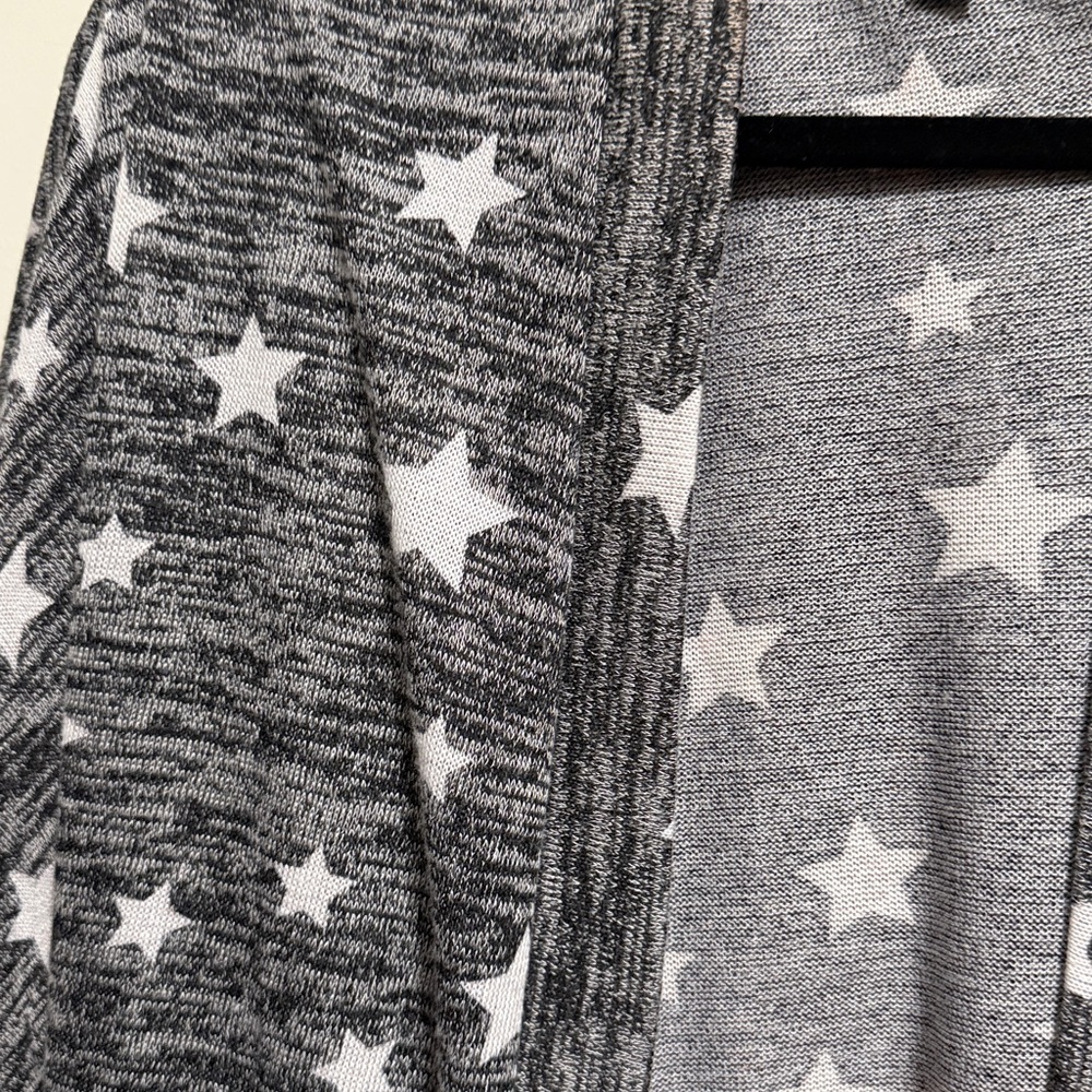 Torrid Gray Star Pattern Kids Sweater